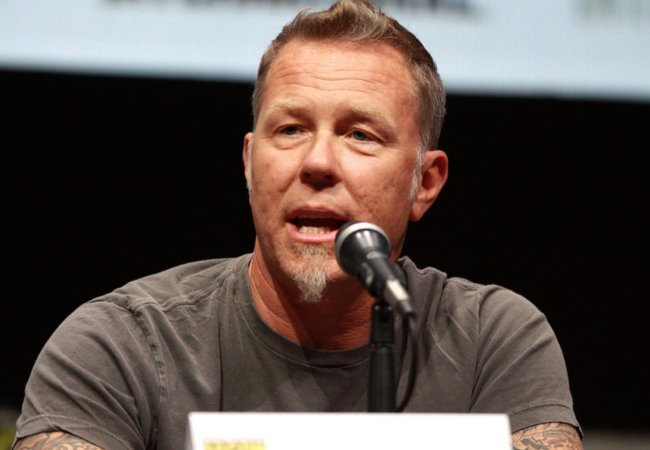 James Hetfield speaking at the 2013 San Diego Comic Con International