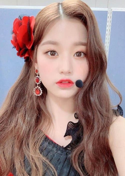 Jang Wonyoung in a selfie as seen in January 2019