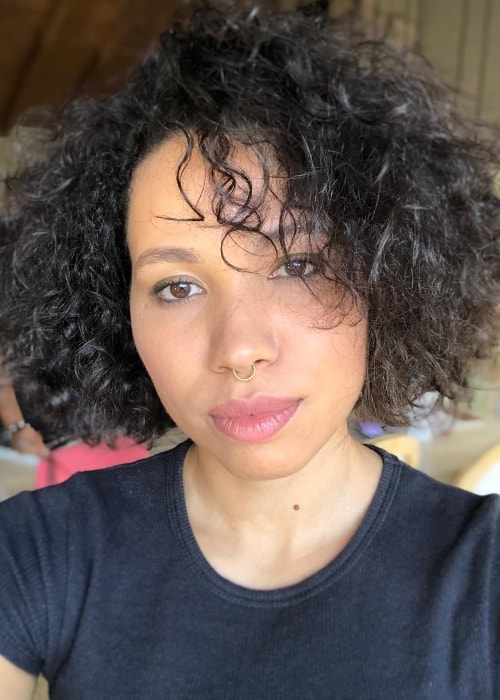 Jurnee Smollett-Bell in a selfie in September 2018