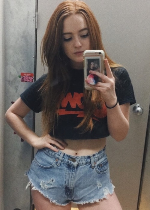 Kaitlyn Mackenzie in a selfie in February 2018