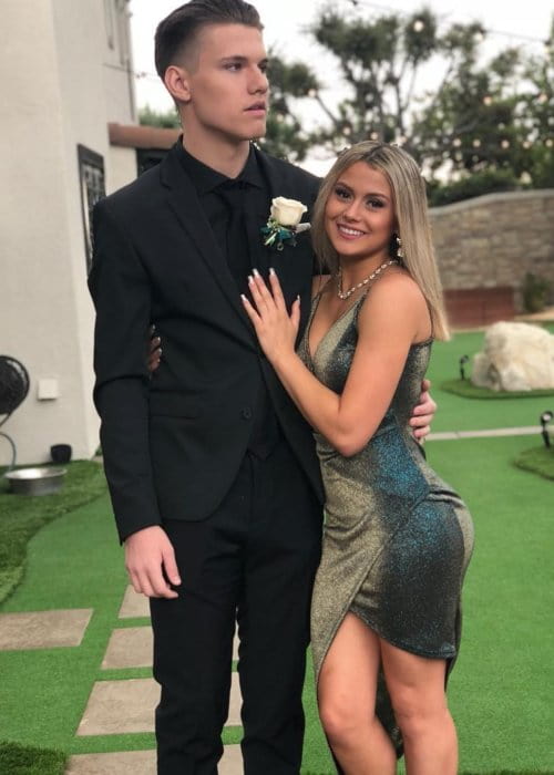 Kaitlyn Rose and JHype as seen in October 2018