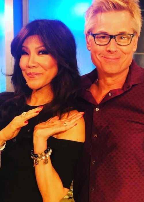 Kato Kaelin and Julie Chen as seen in February 2019