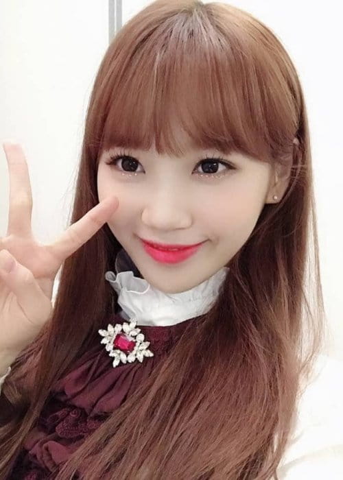 Kim Chaewon as seen in January 2019