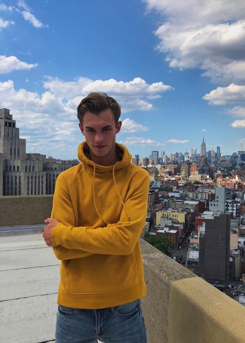 Kit Butler in a picture taken in New York City, New York in October 2018