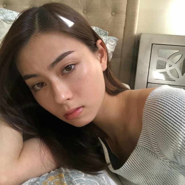 Lauren Tsai as seen in an Instagram selfie in October 2018