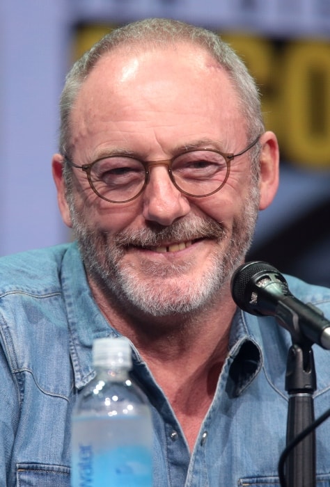 Liam Cunningham smiling during the 2017 San Diego Comic-Con International for 'Game of Thrones'