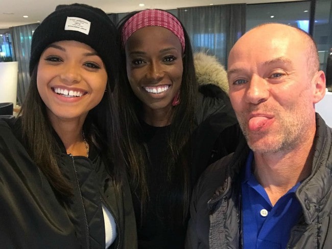 Lorraine Pascale as seen with daughter Ella Balinska and ex-husband Kazimierz Balinski-Jundzill