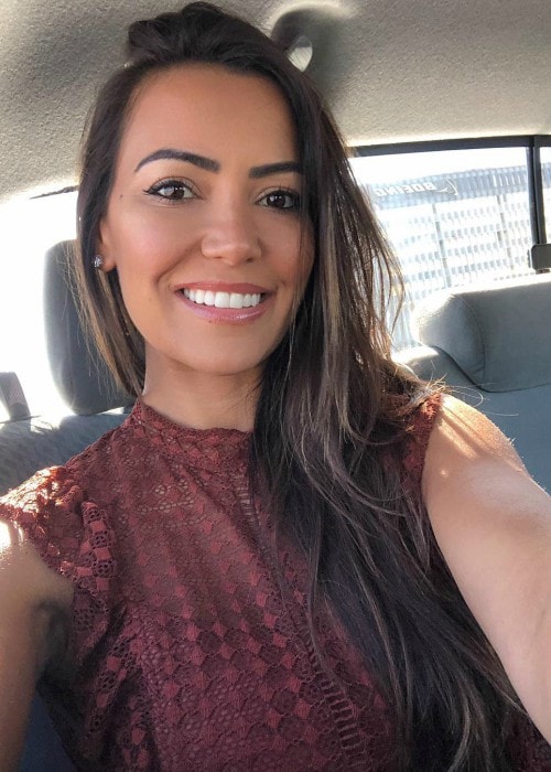 Luciana Andrade as seen in a selfie in August 2018