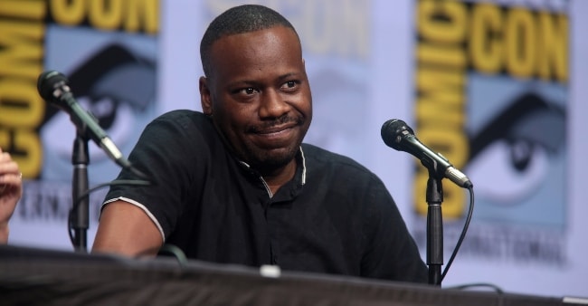 Malcolm Barrett at the San Diego Comic-Con International for 'Preacher' in July 2017