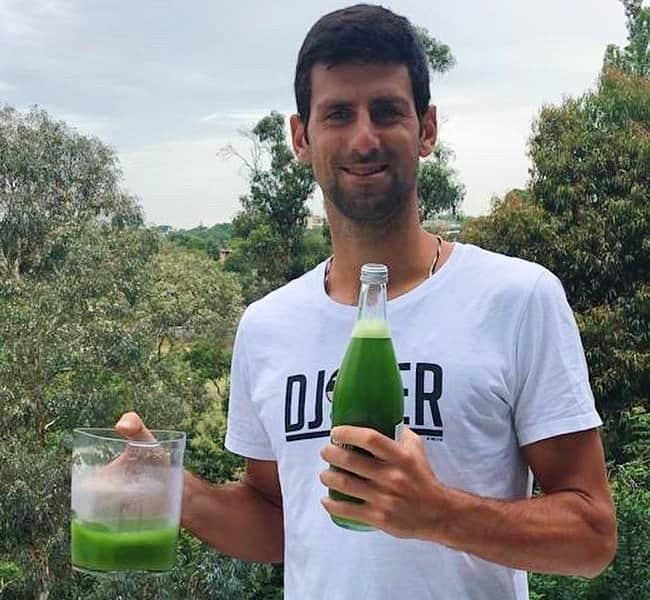 Novak Djokovic in an Instagram post as seen in January 2019