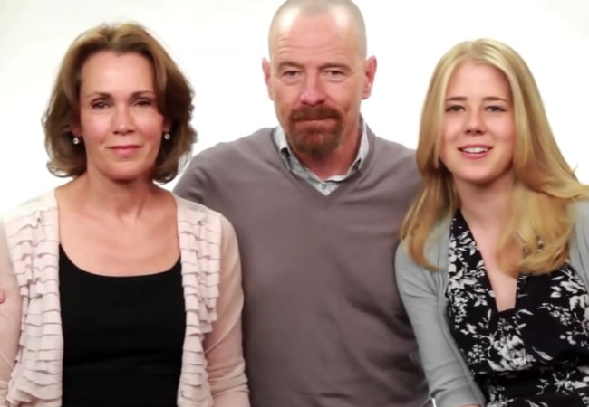 Robin Dearden (Left) with her family as seen in July 2012