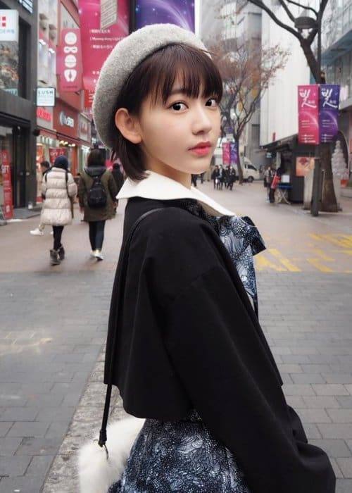Sakura Miyawaki in an Instagram post in January 2017