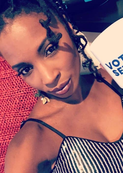 Shanola Hampton in an Instagram selfie as seen in September 2018