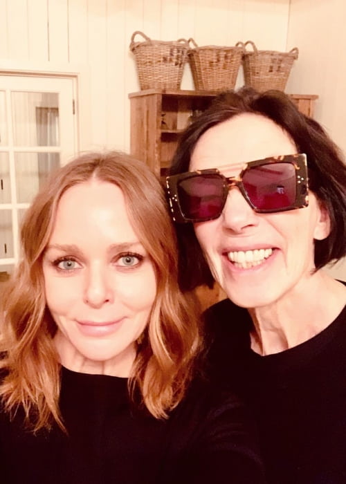 Stella McCartney (Left) and Katharine Hamnett in a selfie in November 2018