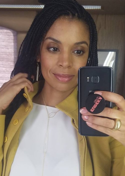 Susan Kelechi Watson in a selfie in December 2016