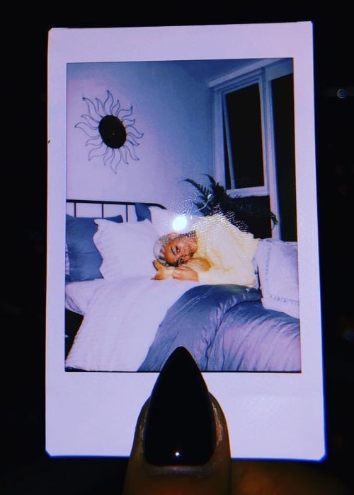 Tati Gabrielle as seen in a polaroid picture