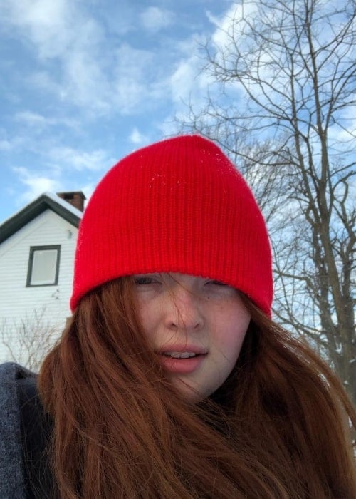 Tess McMillan in a selfie in January 2019