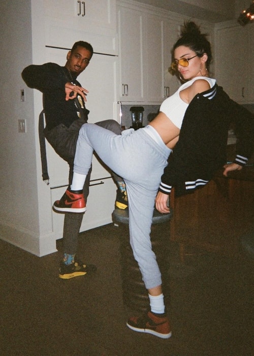 Travis Bennett and Kendall Jenner as seen in a picture taken in March 2017