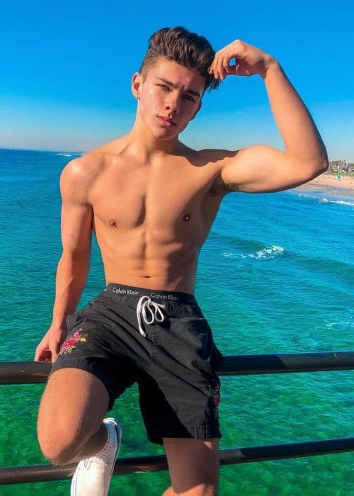 Trenton Negrete as seen in a picture taken at the Huntington Beach, California in January 2019