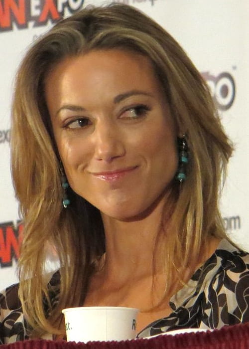 Zoie Palmer at FanExpo in Toronto in August 2012