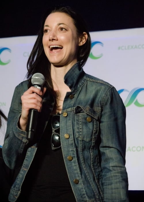 Zoie Palmer during an event in April 2018