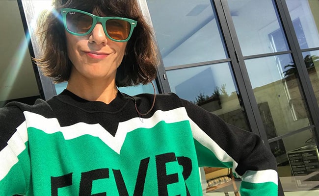 Ana Lily Amirpour in an Instagram Selfie in November 2018