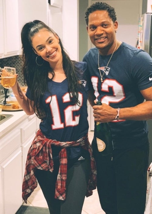 Anabelle Acosta as seen in a picture with actor Algenis Perez Soto in February 2019