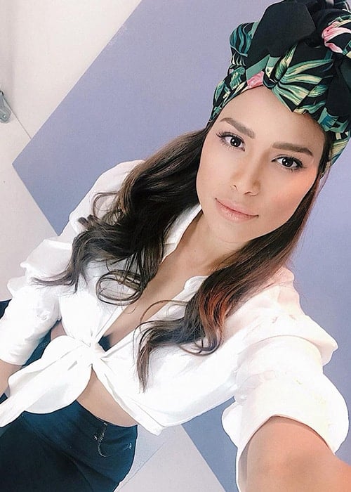 Andrea Tovar in an Instagram Selfie in March 2019