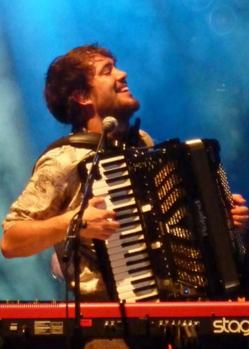 Ben Lovett during a performance in September 2010