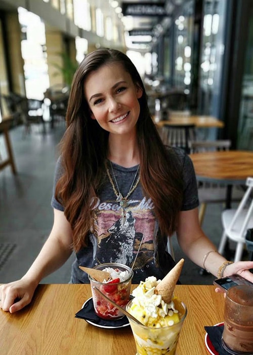 Brittany Byrnes as seen on her Instagram Profile in March 2019