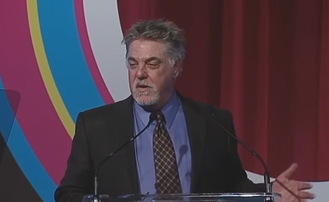 Bruce McGill Speaking on an Austin Film Society Program in 2010