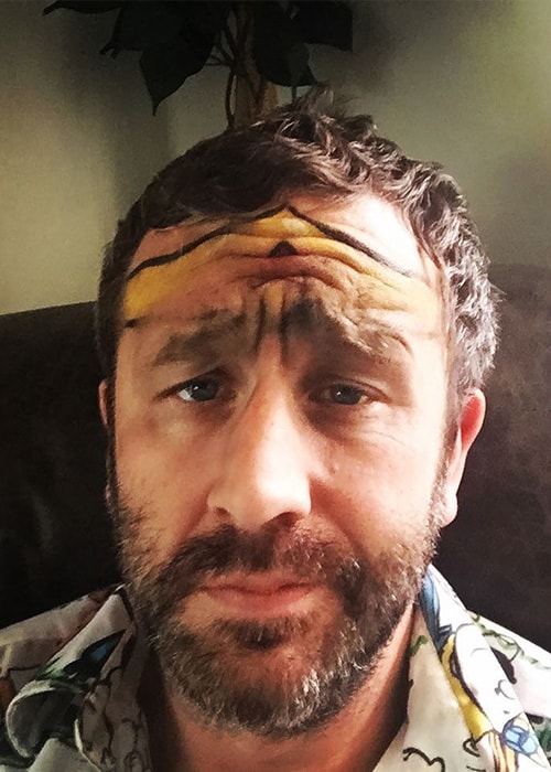 Chris O'Dowd in an Instagram Selfie as seen in October 2017