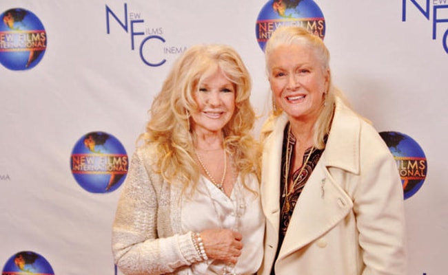 Connie Stevens with Diane Ladd as seen on her Twitter Profile in December 2012