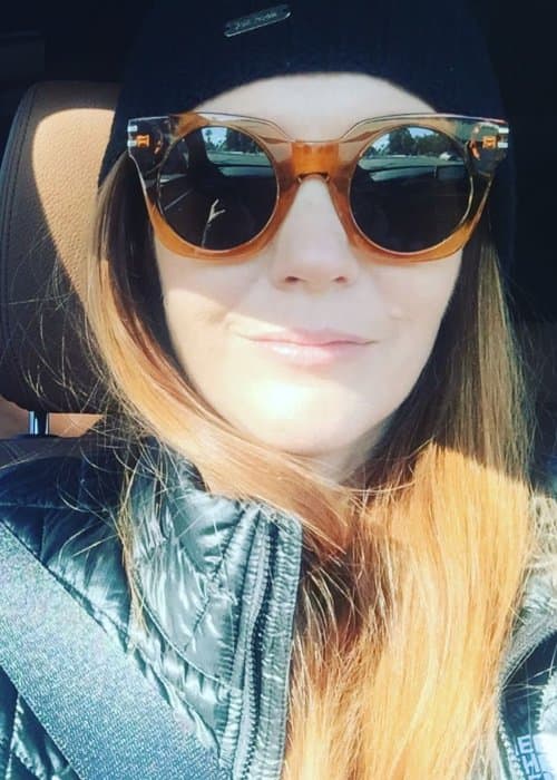 Darby Stanchfield in an Instagram selfie as seen in January 2019