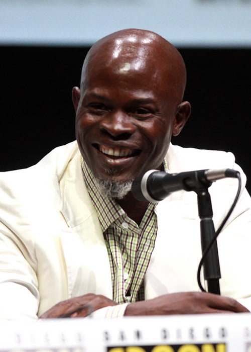 Djimon Hounsou speaking at the 2013 San Diego Comic Con International