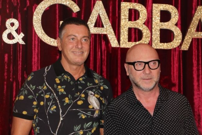 Domenico Dolce and Stefano Gabbana together