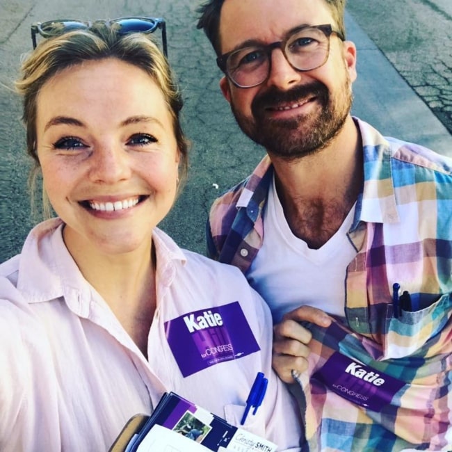 Eloise Mumford in a selfie with her boyfriend taken in October 2018