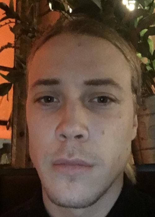 Isaac Gracie as seen in a selfie taken in January 2019