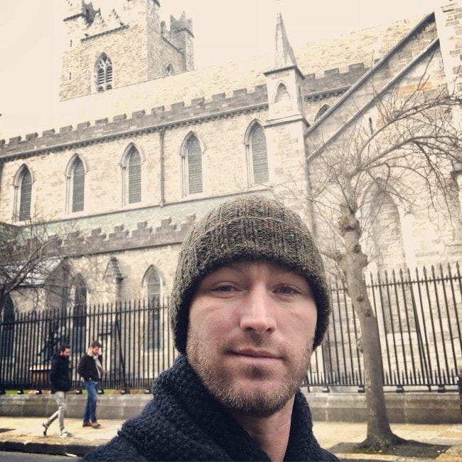 Jake McLaughlin as seen in an Instagram selfie in April 2018