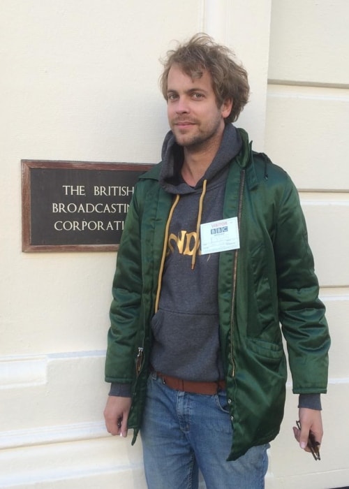Jay Watson as seen in a picture standing in front of The British Broadcasting Corporation in Great Britain in February 2017