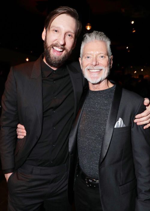 Joel David Moore with Stephen Lang in March 2019