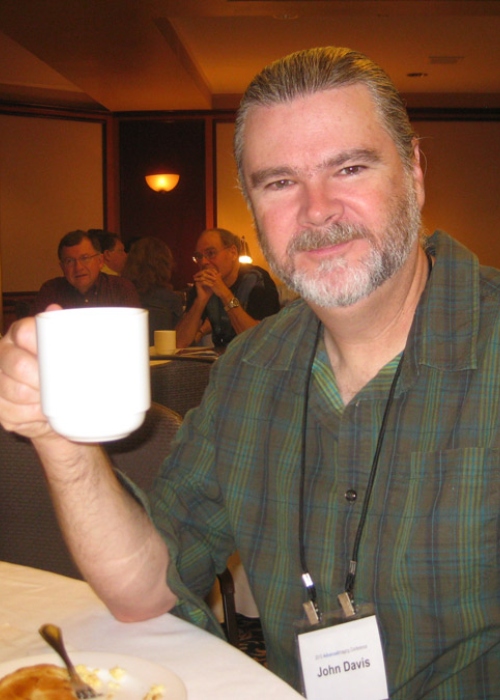 John A. Davis as seen in a picture taken during Advanced Imaging Conference in 2010 
