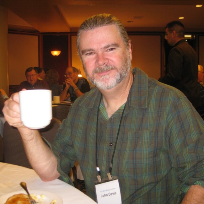 John A. Davis as seen in a picture taken during Advanced Imaging Conference in 2010