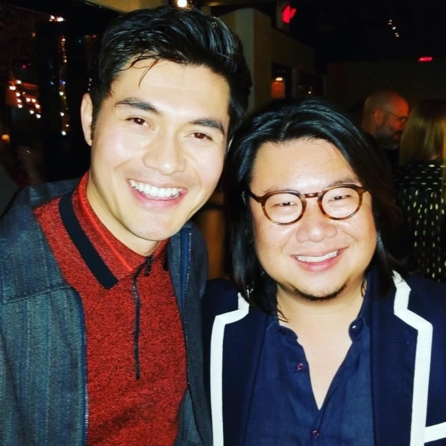 Kevin Kwan as seen in a picture with Henry Golding in Ysabel in February 2019