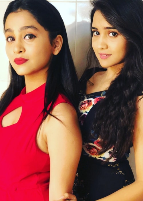 Kristina Patel as seen in a picture with Ashi Singh taken in August 2018