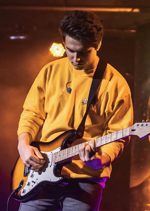 Liam Attridge Peforming as seen on his Instagram Profile in May 2018