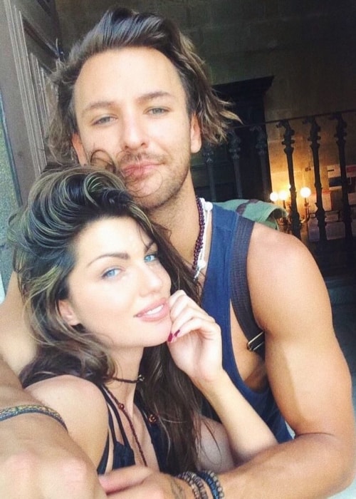 Louise Cliffe as seen in a selfie with Stuart Pilkington in April 2018