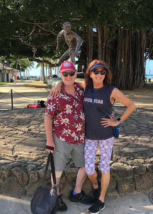 Lynne McGranger with her Spouse Paul McWaters as seen on her Instagram Profile in January 2019