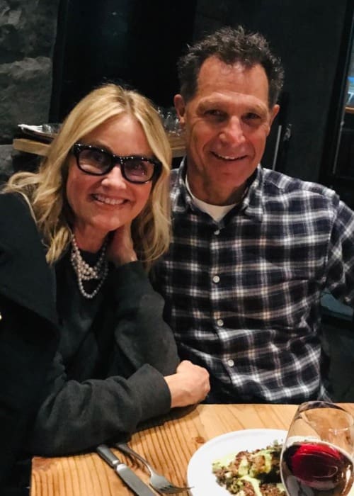 Maureen McCormick and Michael Cummings as seen in February 2019