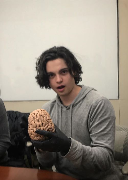 Max Burkholder on his Instagram in February 2018